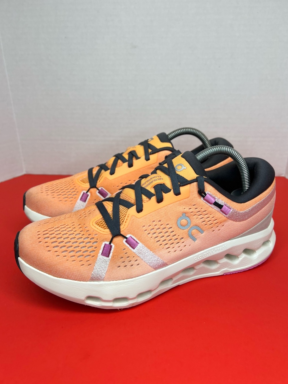 On Cloudsurfer 2 Womens Tangerine/Ivory Sz 9.5M 3WF10103126 Like New, Worn 1x.